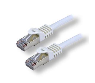 MCL FCC7BMSHF-3M/W câble de réseau Blanc Cat7 S/FTP (S-STP)