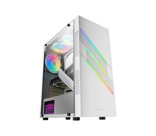 Mars Gaming MCU3W unité centrale Tower Blanc