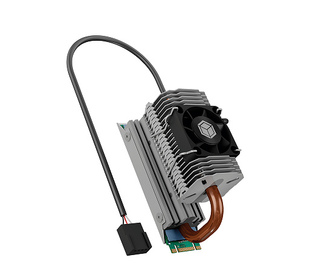 ICY BOX IB-M2HSF-705 système de refroidissement d’ordinateur Disque électronique Dissipateur thermique/Radiateur 3 cm Argent 1 p