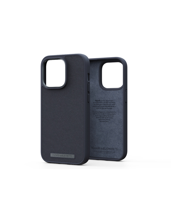 Njord byELEMENTS Genuine Leather coque de protection pour téléphones portables 15,5 cm (6.1") Housse Noir