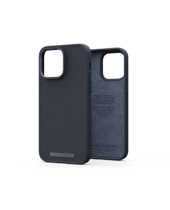 Njord byELEMENTS Genuine Leather coque de protection pour téléphones portables 17 cm (6.7") Housse Noir