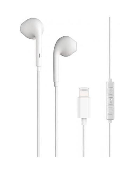 BIG BEN KPBOUTONMFIW écouteur/casque Écouteurs Avec fil Ecouteurs Appels/Musique Blanc