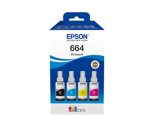 Epson C13T66464A cartouche d'encre 4 pièce(s) Compatible Noir, Cyan, Magenta, Jaune