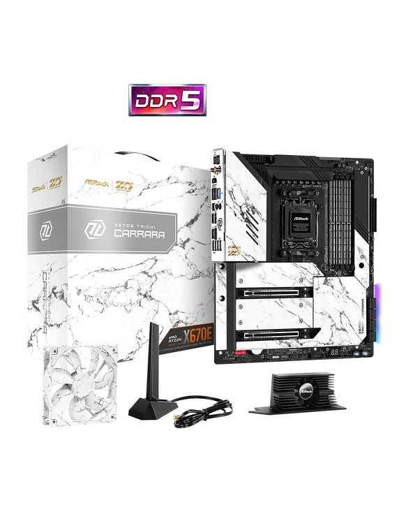 Asrock X670E Taichi Carrara AMD X670 Emplacement AM5 ATX étendu