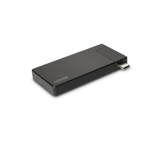 Lindy DST-Micro Avec fil USB 3.2 Gen 1 (3.1 Gen 1) Type-C Noir