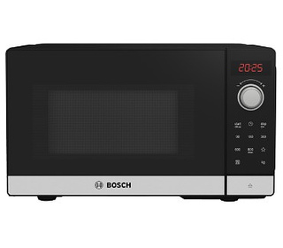 Bosch Serie 2 FFL023MS2 micro-onde Comptoir Micro-ondes uniquement 20 L 800 W Noir, Acier inoxydable
