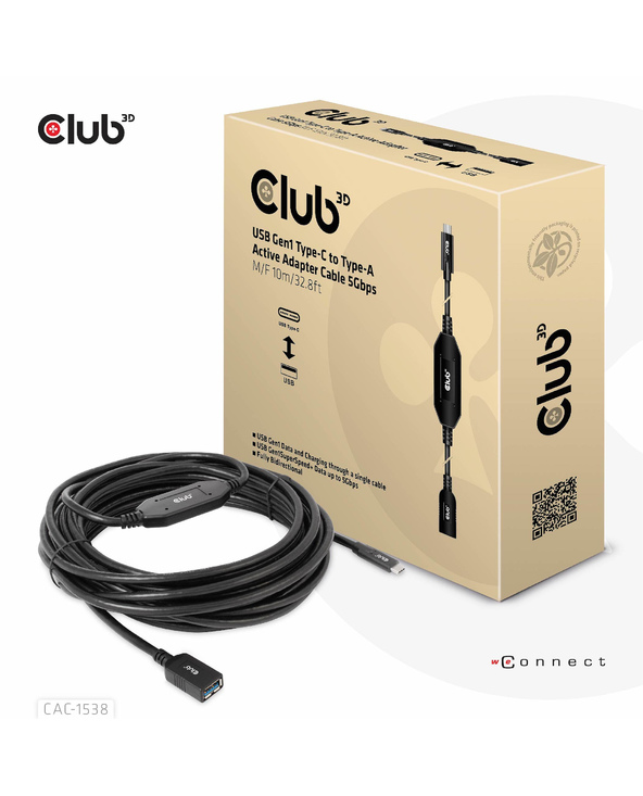 CLUB3D CAC-1538 câble USB 10 m