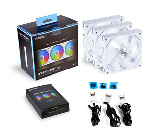 Lian Li UNI Fan AL120 Boitier PC Ventilateur 12 cm Blanc 3 pièce(s)