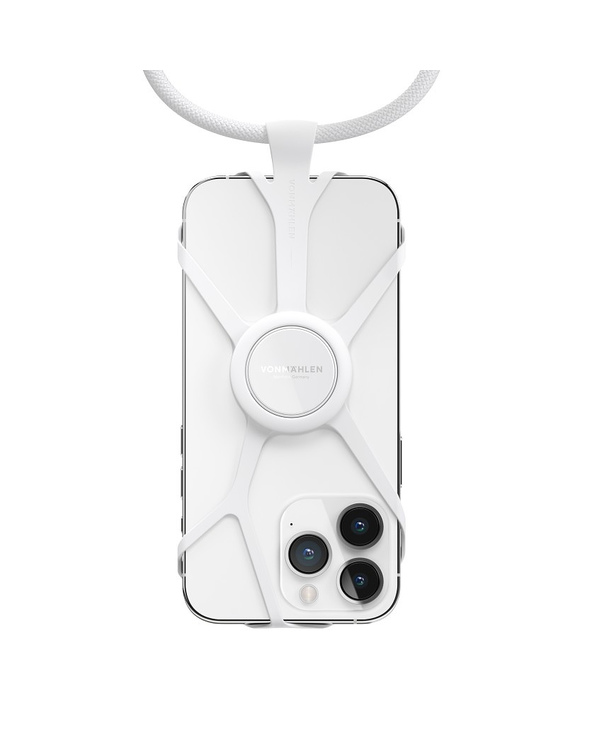 Vonmählen Infinity Plus sangle Téléphone portable Nylon, Silicone Blanc Vonmählen Infinity Plus sangle Téléphone portable Nylon, Silicone Blanc