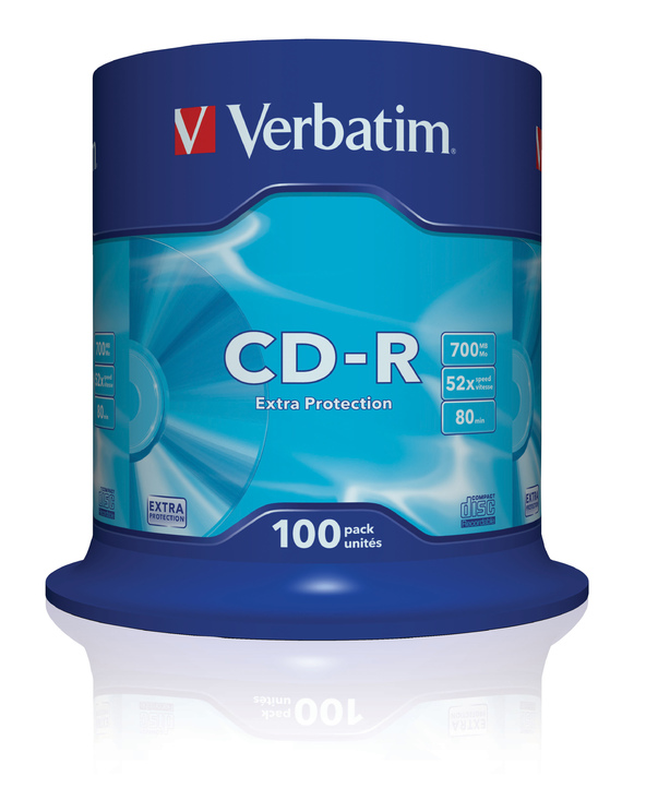 Verbatim CD-R Extra Protection 700 Mo 100 pièce(s)