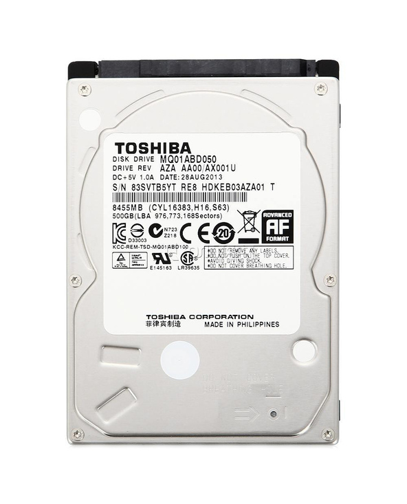 Toshiba 500GB 2.5'' 2.5" 500 Go SATA