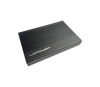 LC-Power LC-25U3-C Boîtier de disques de stockage Boîtier disque dur/SSD Noir 2.5"