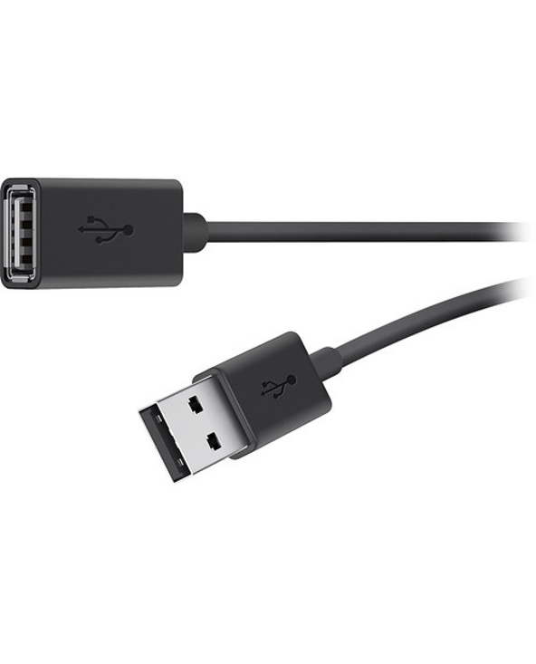Belkin USB 2.0 A M/F 4.8m câble USB 4,8 m USB A Noir