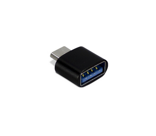 Inter-Tech 88885461 changeur de genre de câble USB Type C USB Type A Noir