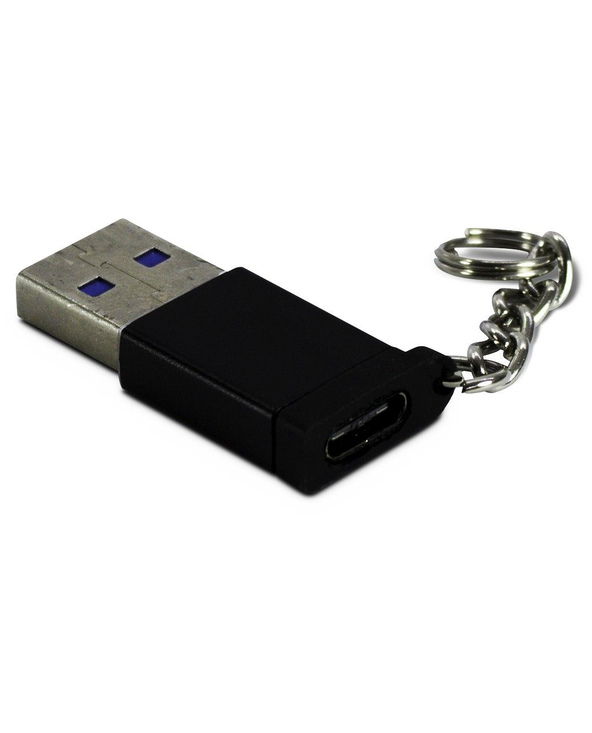 Inter-Tech 88885460 changeur de genre de câble USB Type C USB Type A Noir