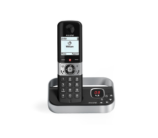 Alcatel F890 Téléphone DECT Identification de l'appelant Noir, Argent