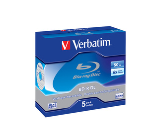 Verbatim 43748 disque vierge Blu-Ray BD-R 50 Go 5 pièce(s)