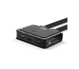 Lindy 42347 commutateur écran, clavier et souris Noir