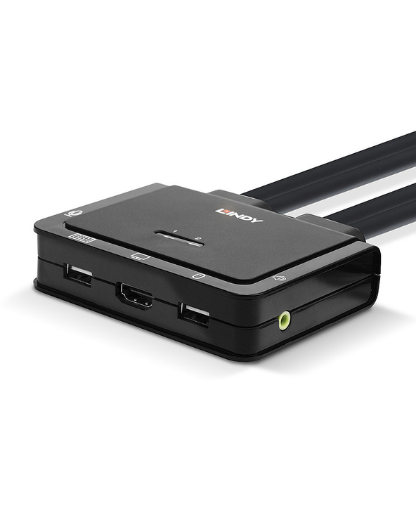 Lindy 42347 commutateur écran, clavier et souris Noir