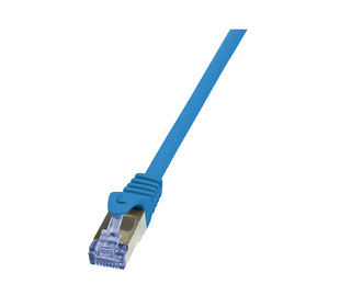LogiLink 0.5m Cat.6A 10G S/FTP câble de réseau Bleu 0,5 m Cat6a S/FTP (S-STP)