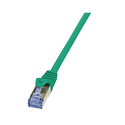 LogiLink 1m Cat.6A 10G S/FTP câble de réseau Vert Cat6a S/FTP (S-STP)
