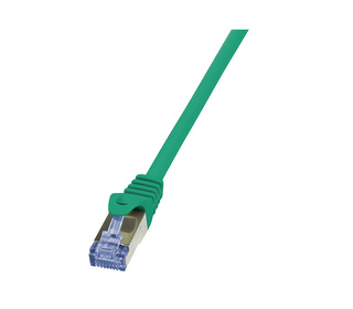 LogiLink 1m Cat.6A 10G S/FTP câble de réseau Vert Cat6a S/FTP (S-STP)