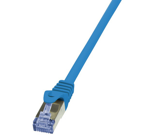 LogiLink Cat6a S/FTP, 2m câble de réseau Bleu S/FTP (S-STP)