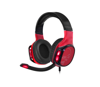 Spirit of Gamer ELITE-H60 Casque Avec fil Arceau Jouer USB Type-A Noir, Rouge