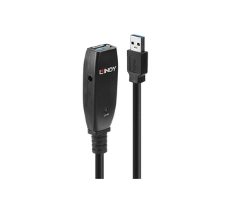 Lindy 43322 câble USB 15 m USB 3.2 Gen 1 (3.1 Gen 1) USB A Noir