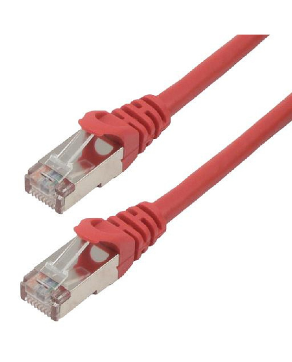 MCL 2m Cat6a S/FTP câble de réseau Rouge S/FTP (S-STP)