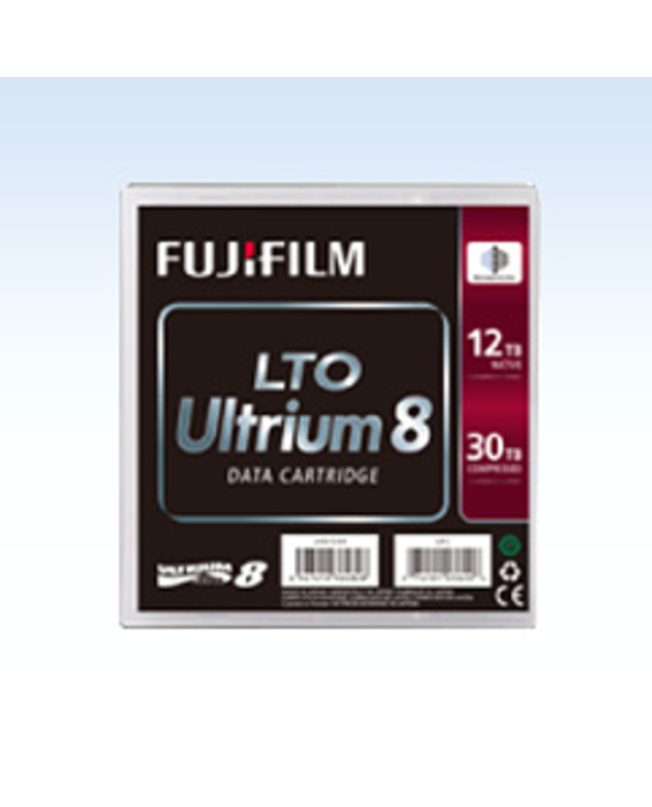 Fujifilm Cartridge Fuji LTO8 Ultrium 12TB/30TB Bande de données vierge 12000 Go LTO 1,27 cm