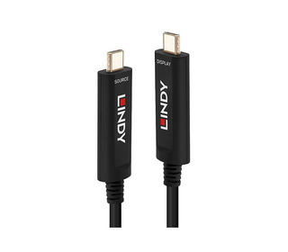 Lindy 38505 câble USB 30 m USB C Noir