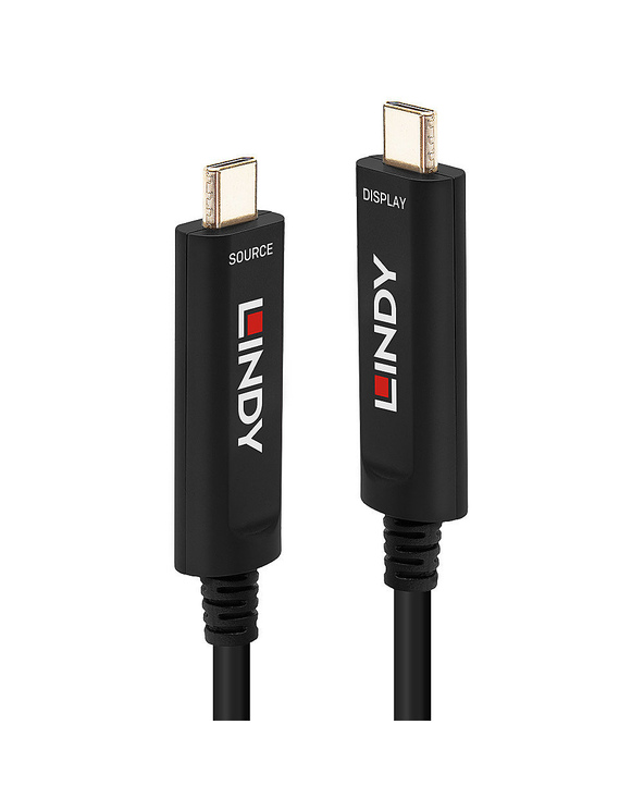 Lindy 38505 câble USB 30 m USB C Noir