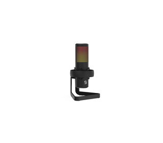 SPC Gear AXIS Streaming USB Noir Microphone de studio