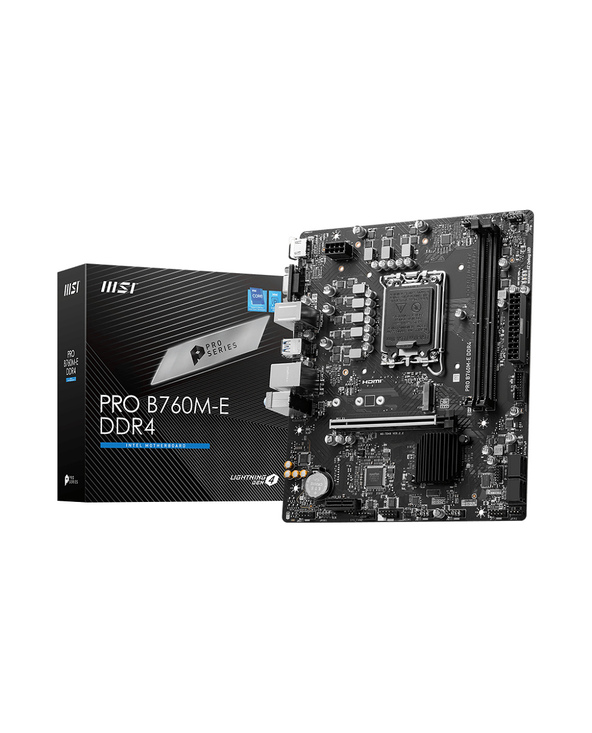 MSI PRO B760M-E DDR4 carte mère Intel B760 LGA 1700 micro ATX