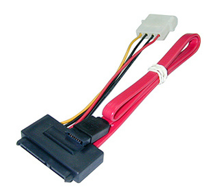 Lindy SATA Cable - Combined Data & Power 0,3 m