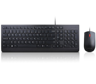 Lenovo 4X30L79894 clavier Souris incluse USB Français Noir