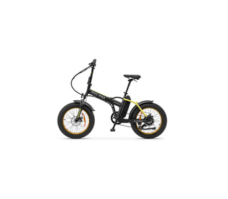 Argento e-Mobility MiniMax Noir, Jaune Aluminium Taille unique 50,8 cm (20") 26 kg Lithium-Ion (Li-Ion)