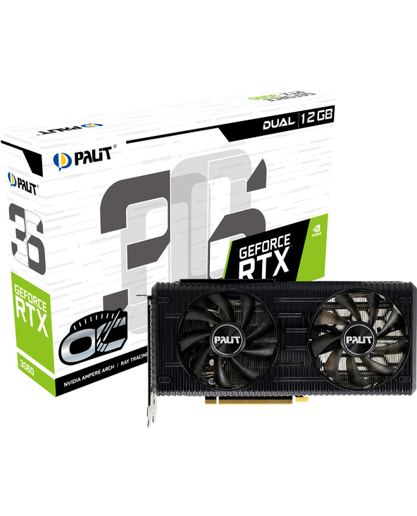 Palit NE63060T19K9-190AD carte graphique NVIDIA GeForce RTX 3060 12 Go GDDR6