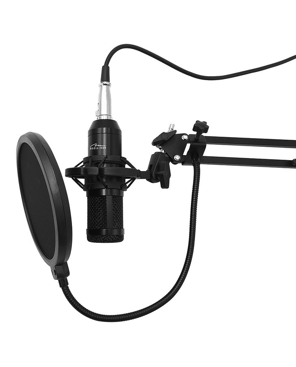 Media-Tech MT396 microphone Noir Microphone de studio