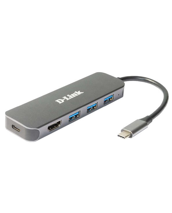 D-Link Station d'accueil USB-C 5-en-1 avec HDMI/alimentation DUB-2333