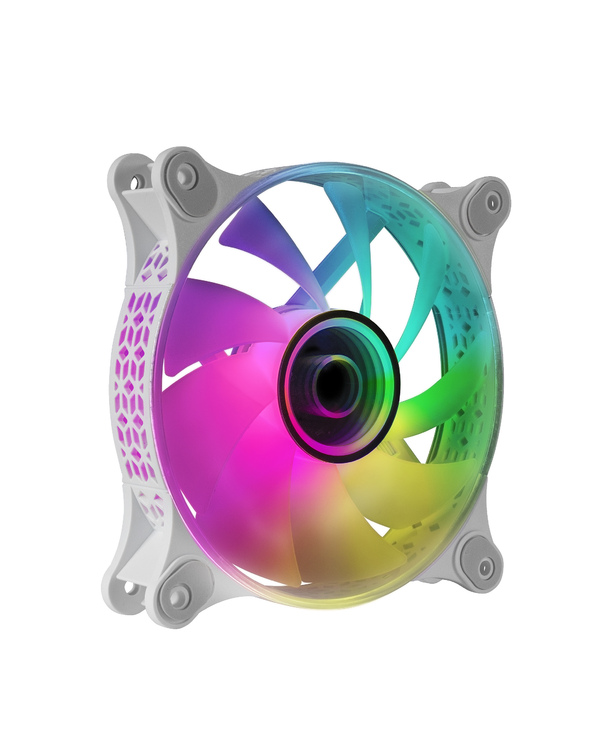 Mars Gaming MF3DW système de refroidissement d’ordinateur Boitier PC Ventilateur 12 cm Blanc 1 pièce(s)