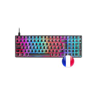 Mars Gaming MKULTRA clavier USB AZERTY Français Noir