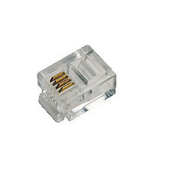 LogiLink RJ11 connecteur de fils Transparent