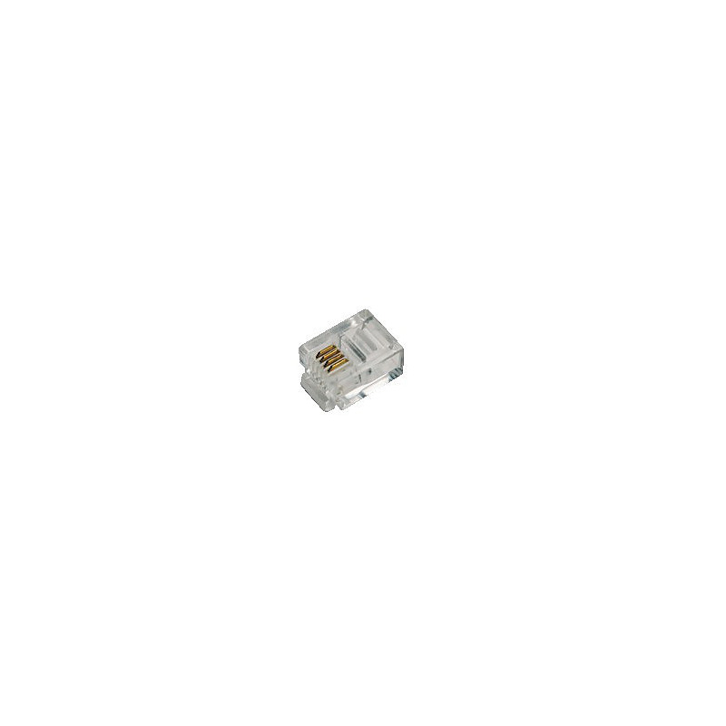 LogiLink RJ11 connecteur de fils Transparent
