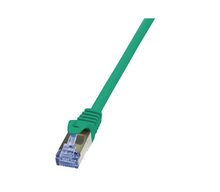 LogiLink 0.5m Cat.6A 10G S/FTP câble de réseau Vert 0,5 m Cat6a S/FTP (S-STP)
