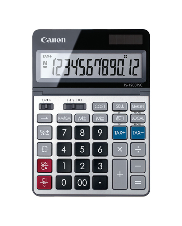 Canon TS-1200TSC calculatrice Bureau Calculatrice basique Métallique
