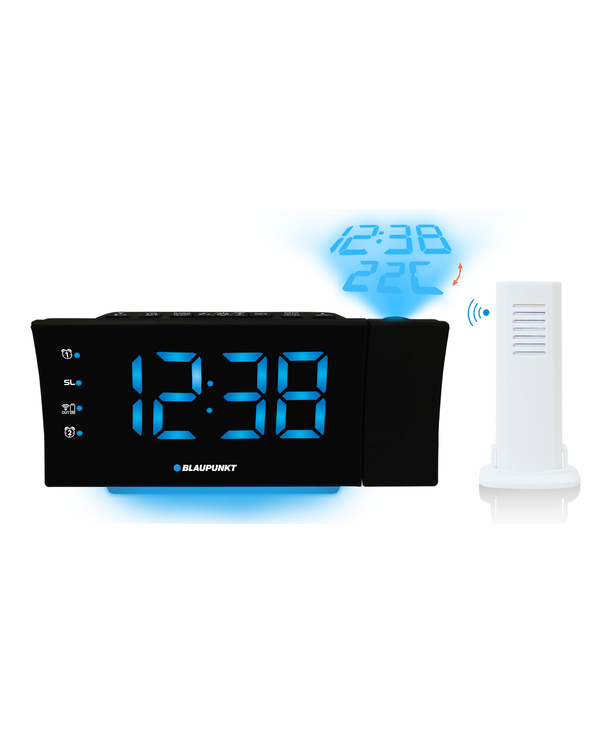 Blaupunkt CRP81USB réveille-matin Réveil numérique Noir