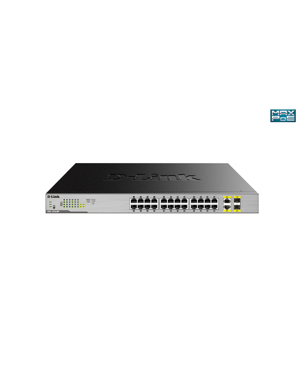 D-Link DGS-1026MP commutateur réseau Non-géré Gigabit Ethernet (10/100/1000) Connexion Ethernet, supportant l'alimentation via c