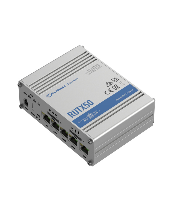 Teltonika RUTX50 routeur sans fil Gigabit Ethernet 5G Acier inoxydable